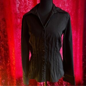 Goth Button-Front Shirt